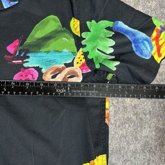 Roark Shirt Men’s Medium Hawaiian Gonzo Tahiti Treat Camp Classic Fit Tencel - Picture 4 of 8